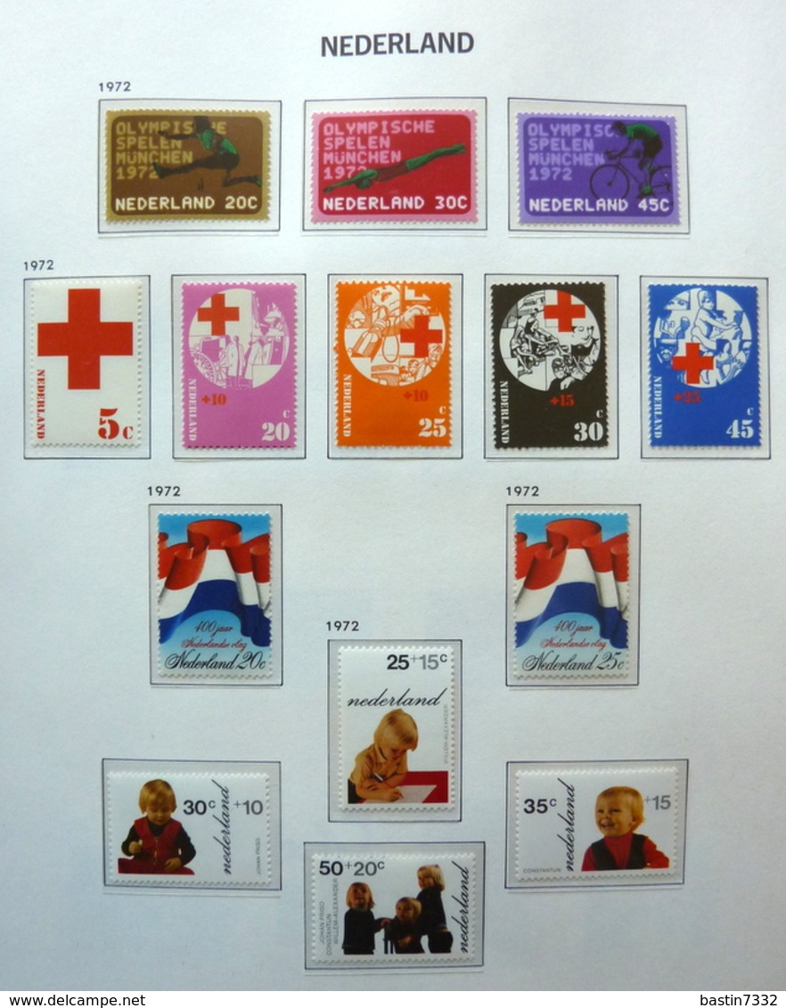 Netherlands/Pays Bas 1971-1993 In Davo Binder MNH/Postfris/Neuf Sans Charniere - Collections (en Albums)