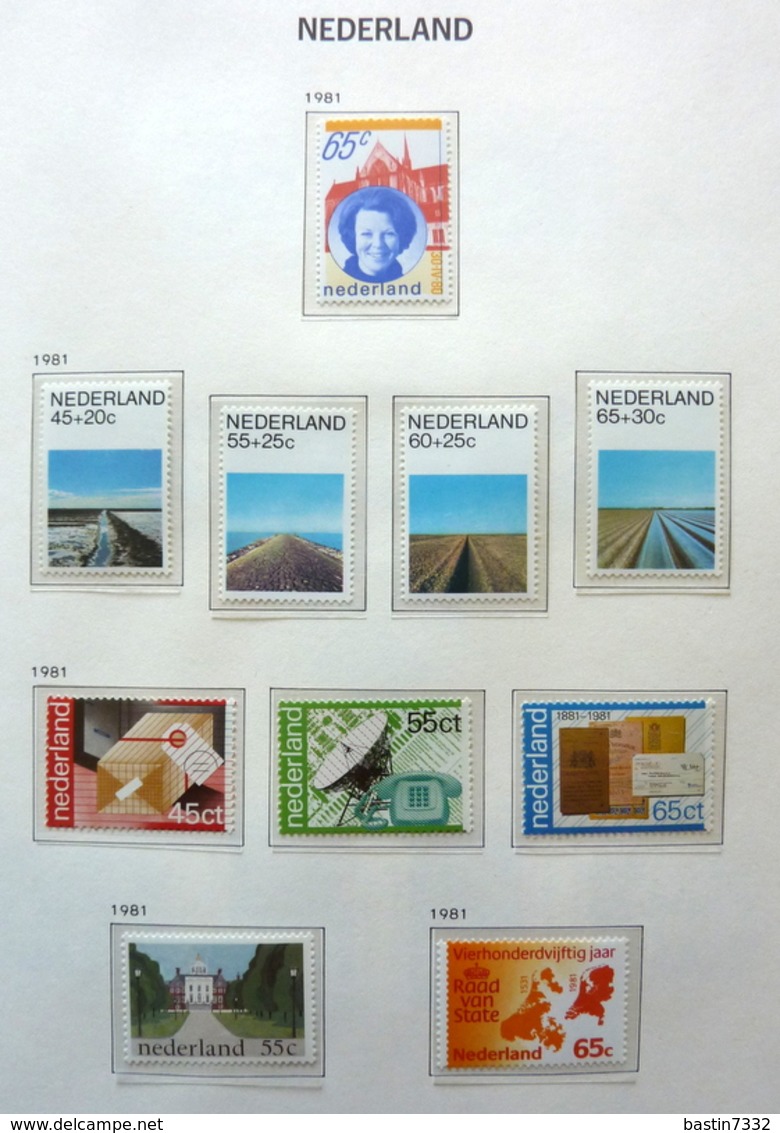 Netherlands/Pays Bas 1971-1993 in Davo binder MNH/Postfris/Neuf sans charniere