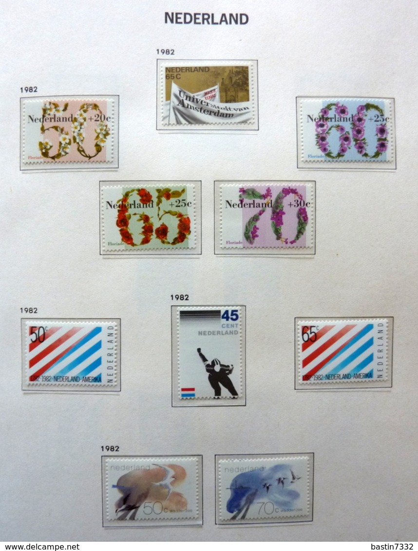 Netherlands/Pays Bas 1971-1993 in Davo binder MNH/Postfris/Neuf sans charniere