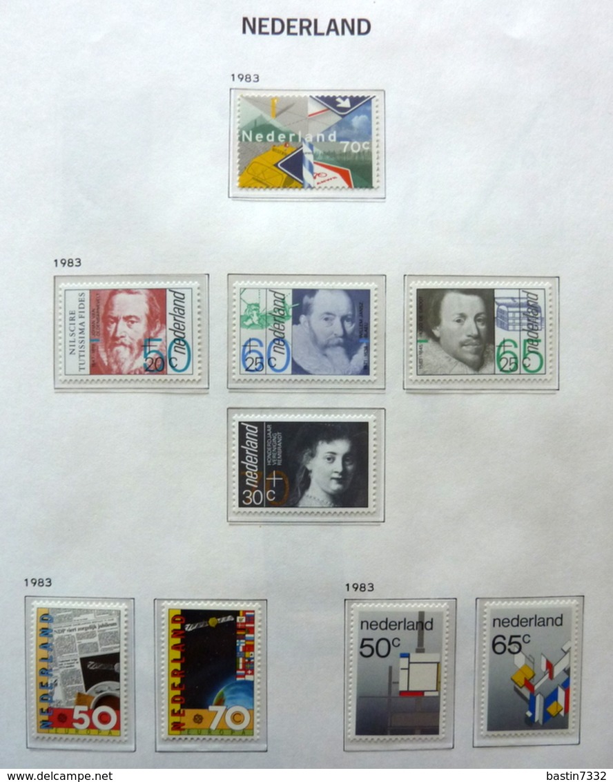 Netherlands/Pays Bas 1971-1993 in Davo binder MNH/Postfris/Neuf sans charniere