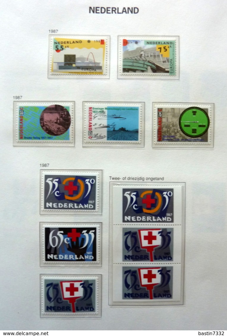 Netherlands/Pays Bas 1971-1993 in Davo binder MNH/Postfris/Neuf sans charniere