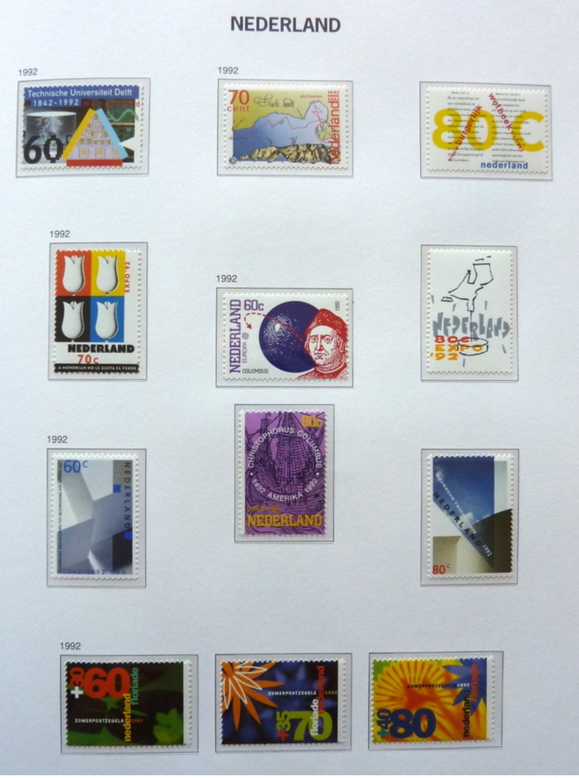 Netherlands/Pays Bas 1971-1993 in Davo binder MNH/Postfris/Neuf sans charniere