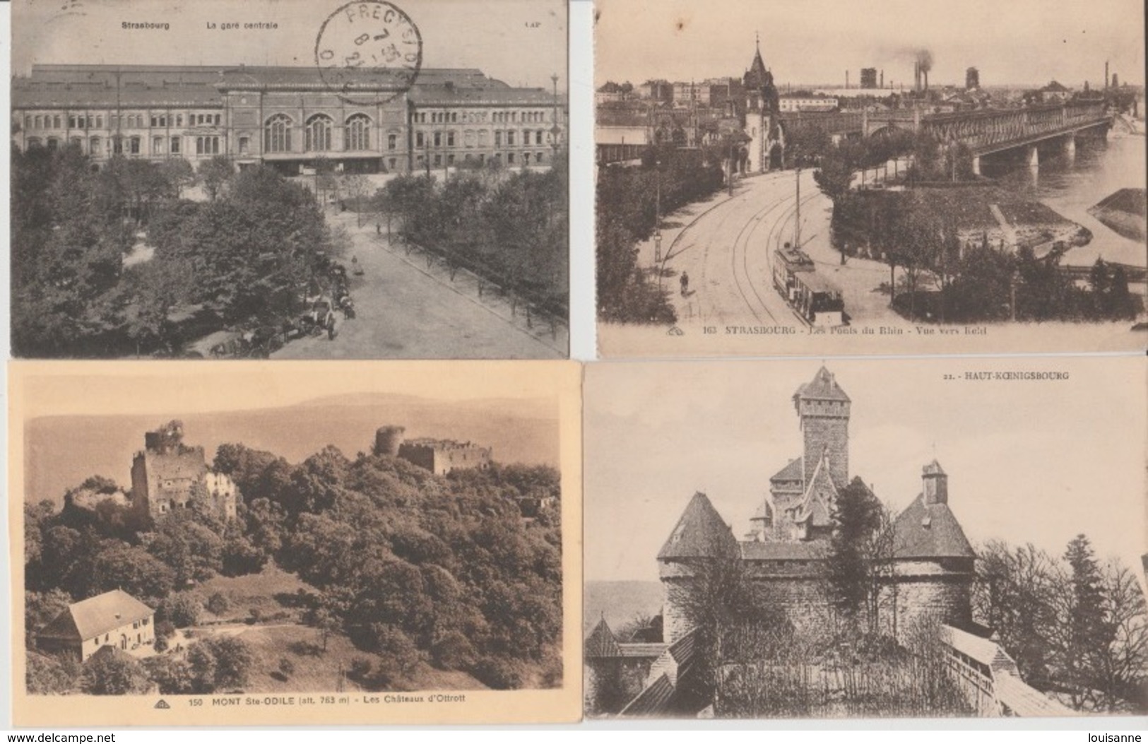 19 / 1 / 339. -  LOT  DE  500  CPA/CPSM  DES  DEPT. 67 / 68  À  26€ 50  PLUS  PORT  ( 8€ 80 Pour La France ) - 500 Postcards Min.