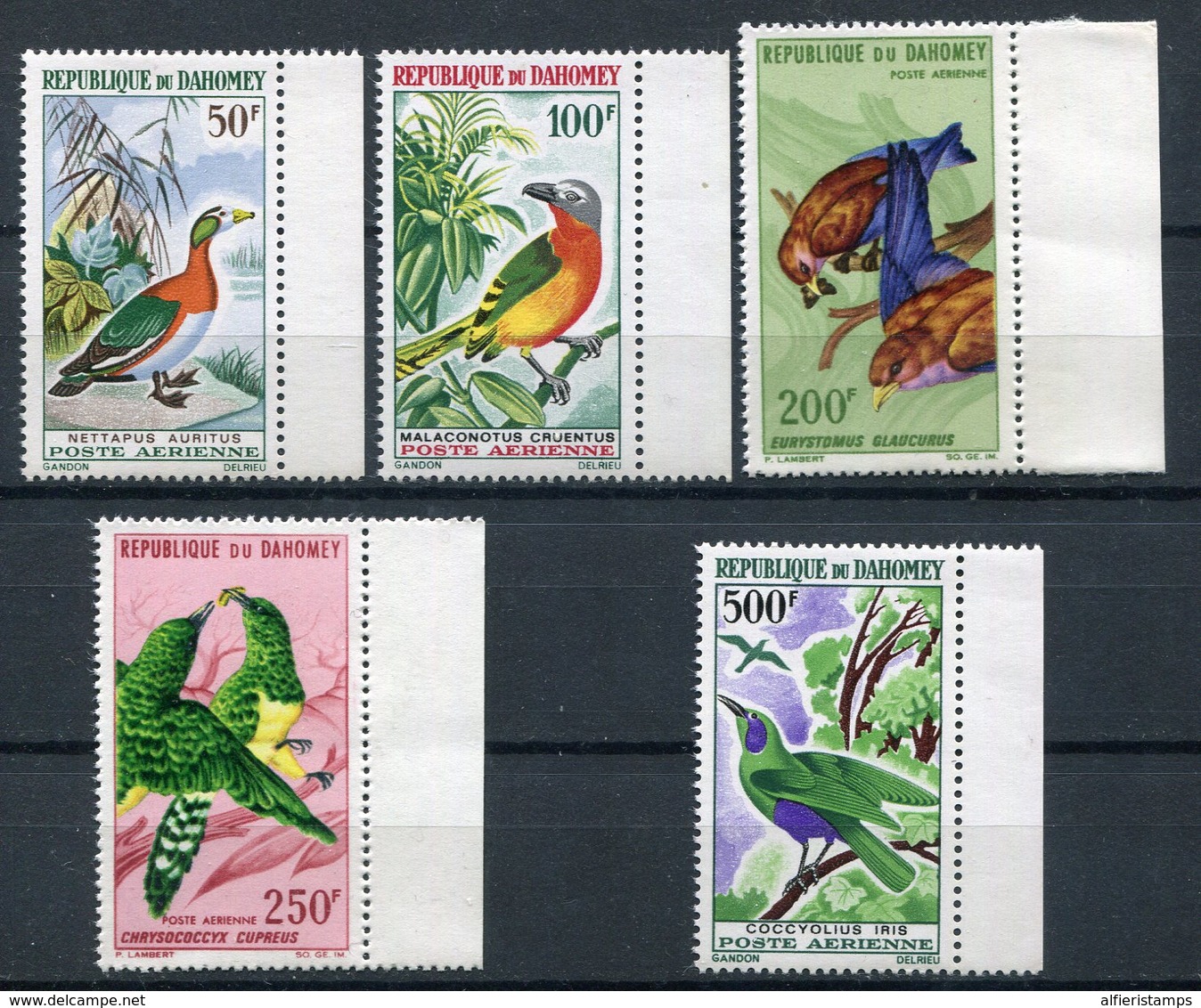 1967- DAHOMEY - BIRDS-OISEAUX-   5 VAL. - M.N.H. -LUXE ! - Bénin – Dahomey (1960-...)