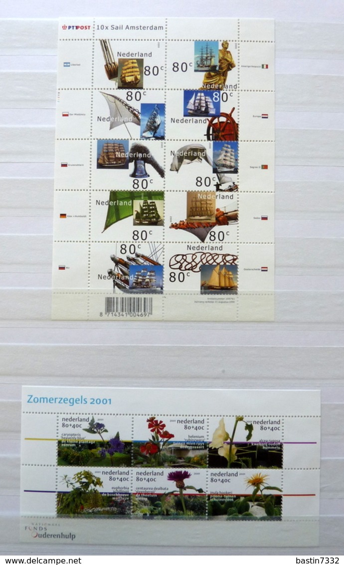 Netherlands/Pays-Bas collection in 3 stockbooks+yearsets+box with 70 booklets