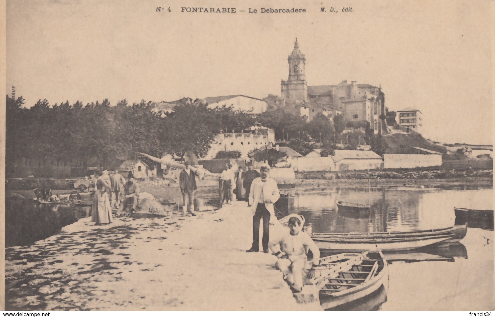 CPA - Fontarabie - Le Débarcadère - Other & Unclassified