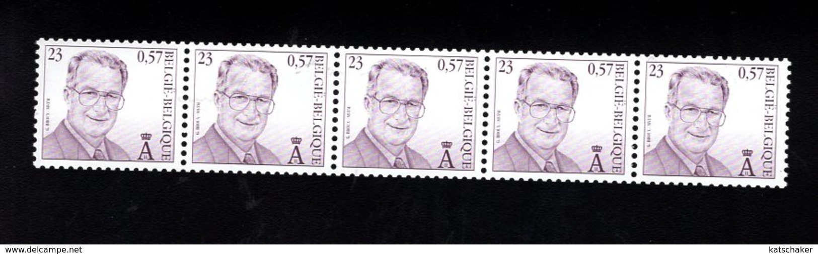 703887916 BELGIUM POSTFRIS MINT NEVER HINGED POSTFRISCH EINWANDFREI OCB R101A KONING ALBERT II - Coil Stamps