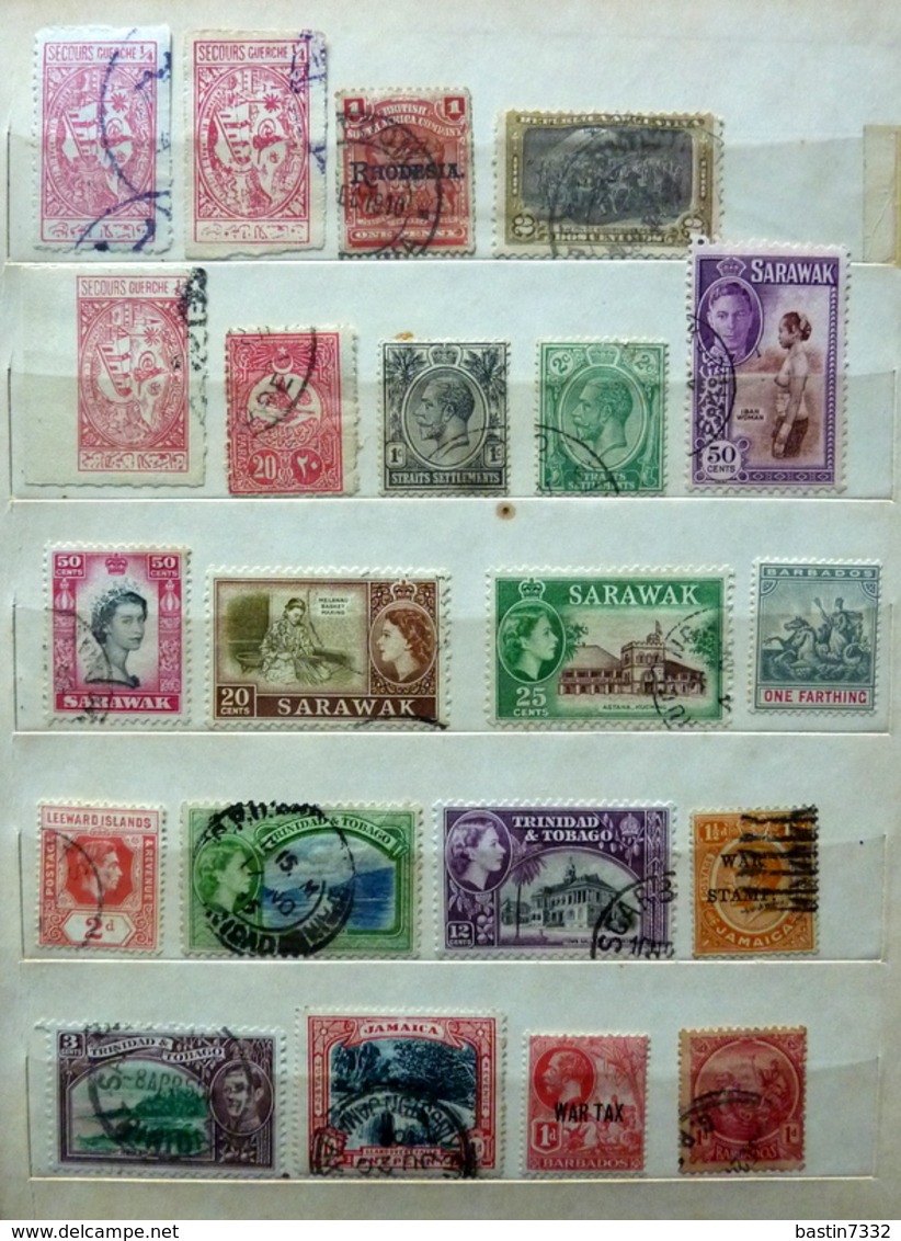 World (very) old authentic collection in 5 stockbooks,mixed quality!....fundgrube!