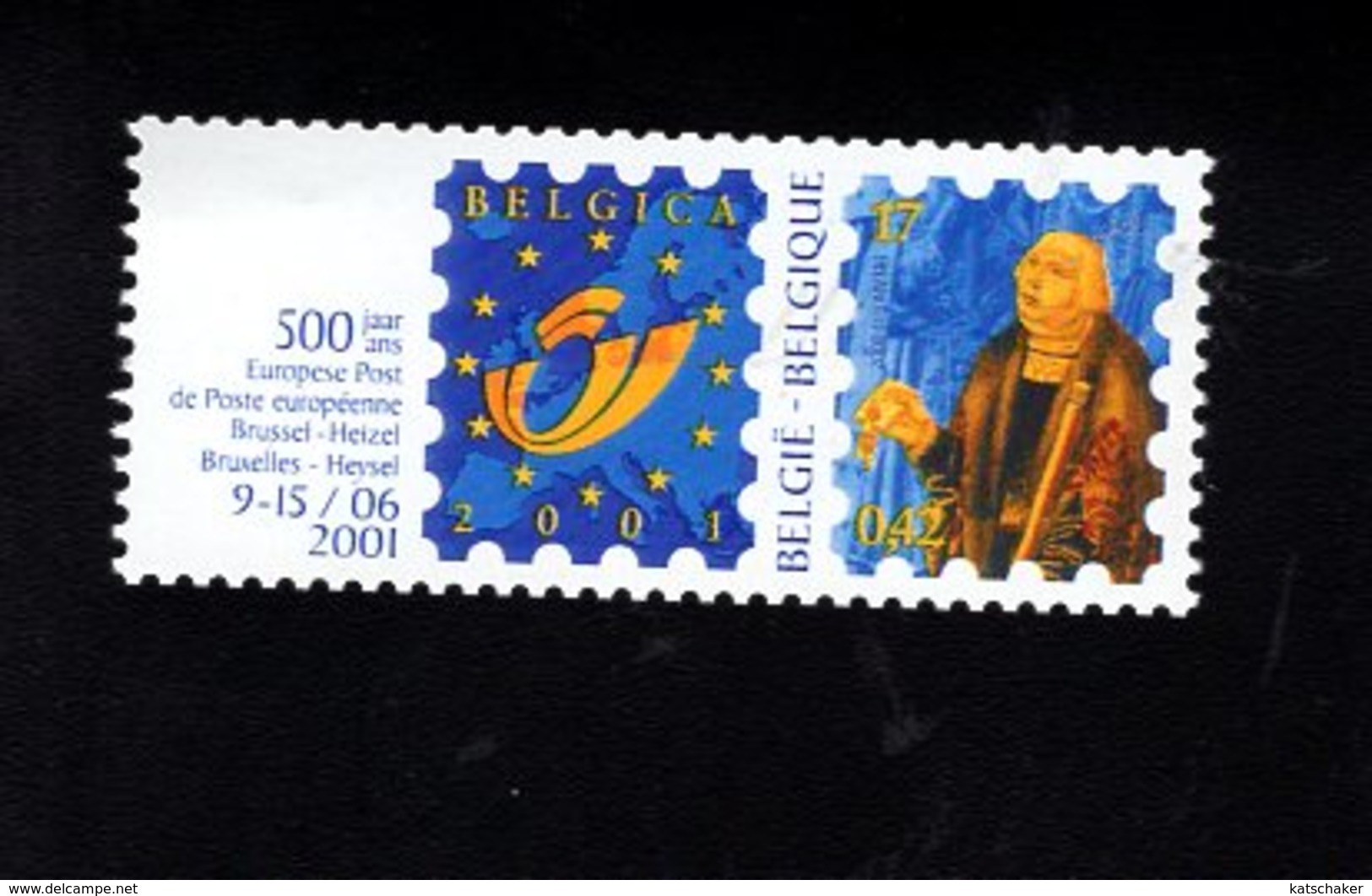 703891699 BELGIUM POSTFRIS MINT NEVER HINGED POSTFRISCH EINWANDFREI OCB R978 BELGICA 2001 - Coil Stamps