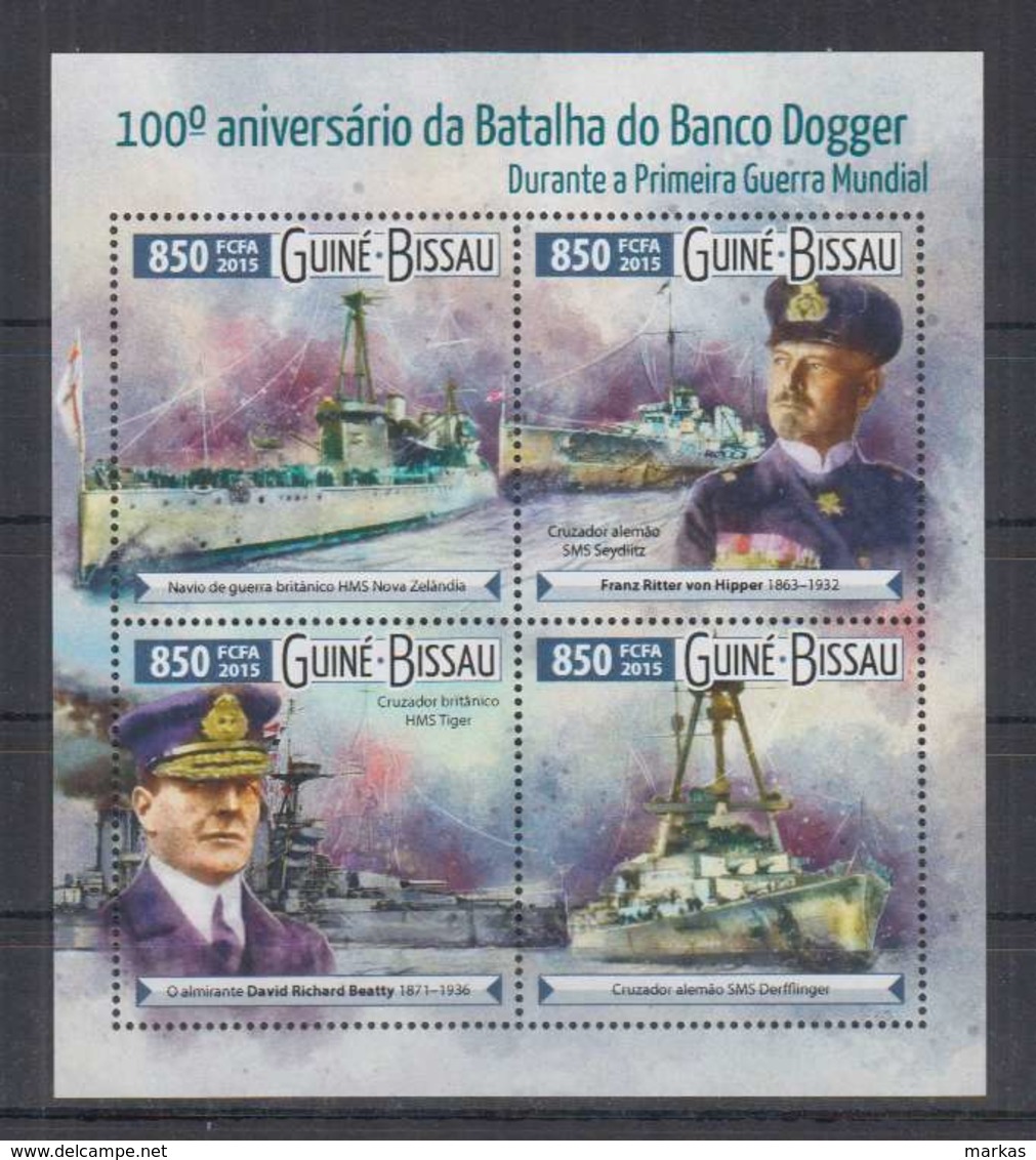 Z91. Guine-Bissau - MNH - 2015 - Militarie - War - Dogger Bank - Militaria