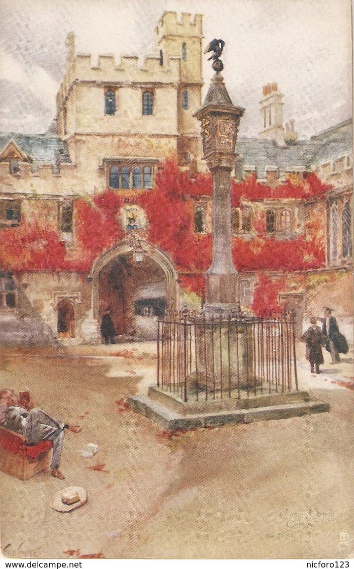 "J. Finnemore. Corpus Christi College, Oxford" Tuck Oilette Oxford Colleges Ser. PC # 2714 - Tuck, Raphael