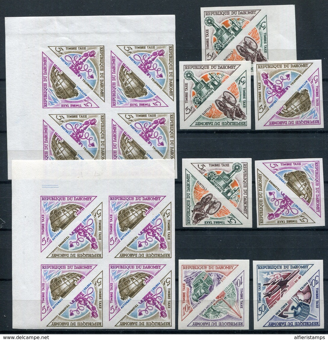 1967- DAHOMEY -LOT-TAXE-IMPERF.- 15 VAL. - M.N.H. -LUXE ! - Benin – Dahomey (1960-...)