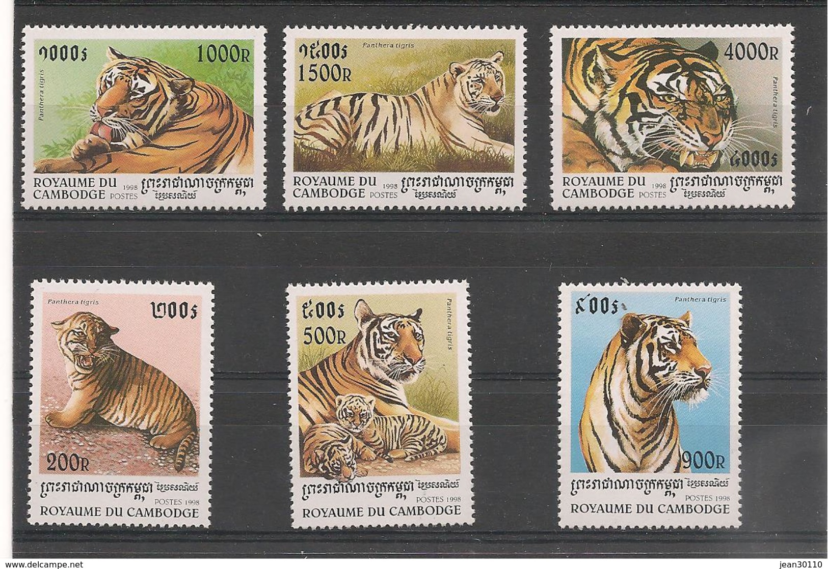 CAMBODGE Année Du Tigre Année  1998 N° Y/T : 1503/08** - Cambodge