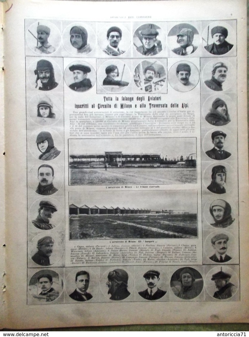 La Domenica Del Corriere 18 Settembre 1910 San Carlo Telegrafo Malaria Sardegna - Altri & Non Classificati