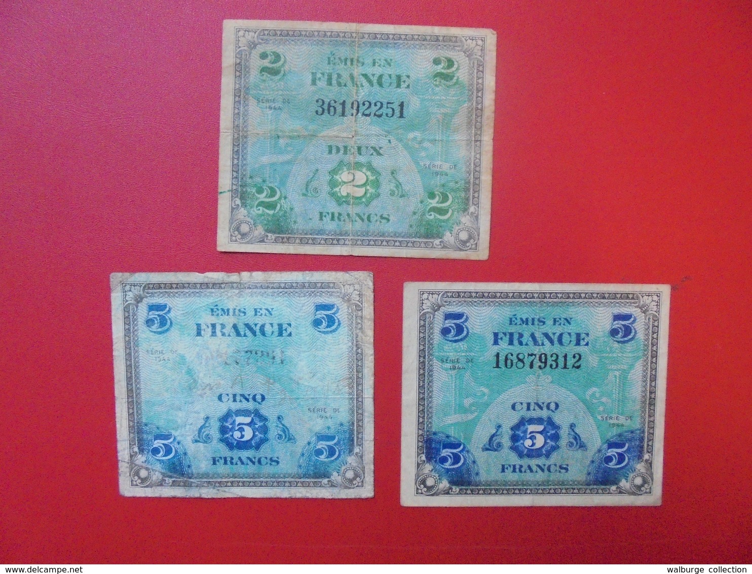 FRANCE PETIT LOT 19 BILLETS ANCIENS CIRCULES . - Vrac - Billets