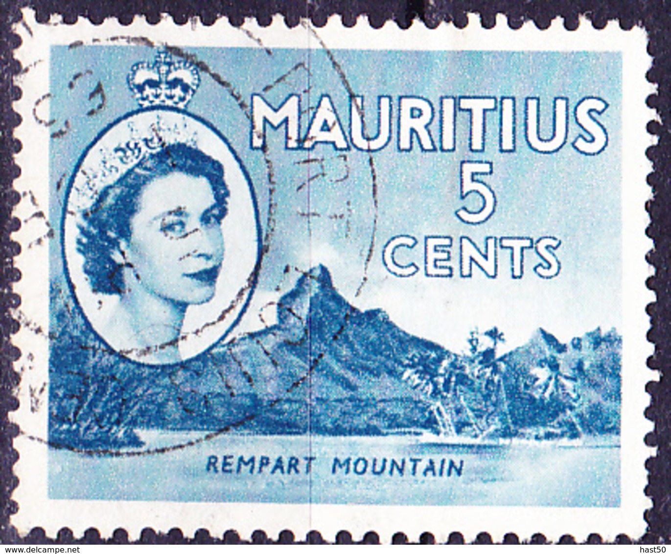 Mauritius - Wallberg (Mi.Nr.: 246) 1954 - Gest. Used Obl. - Maurice (...-1967)