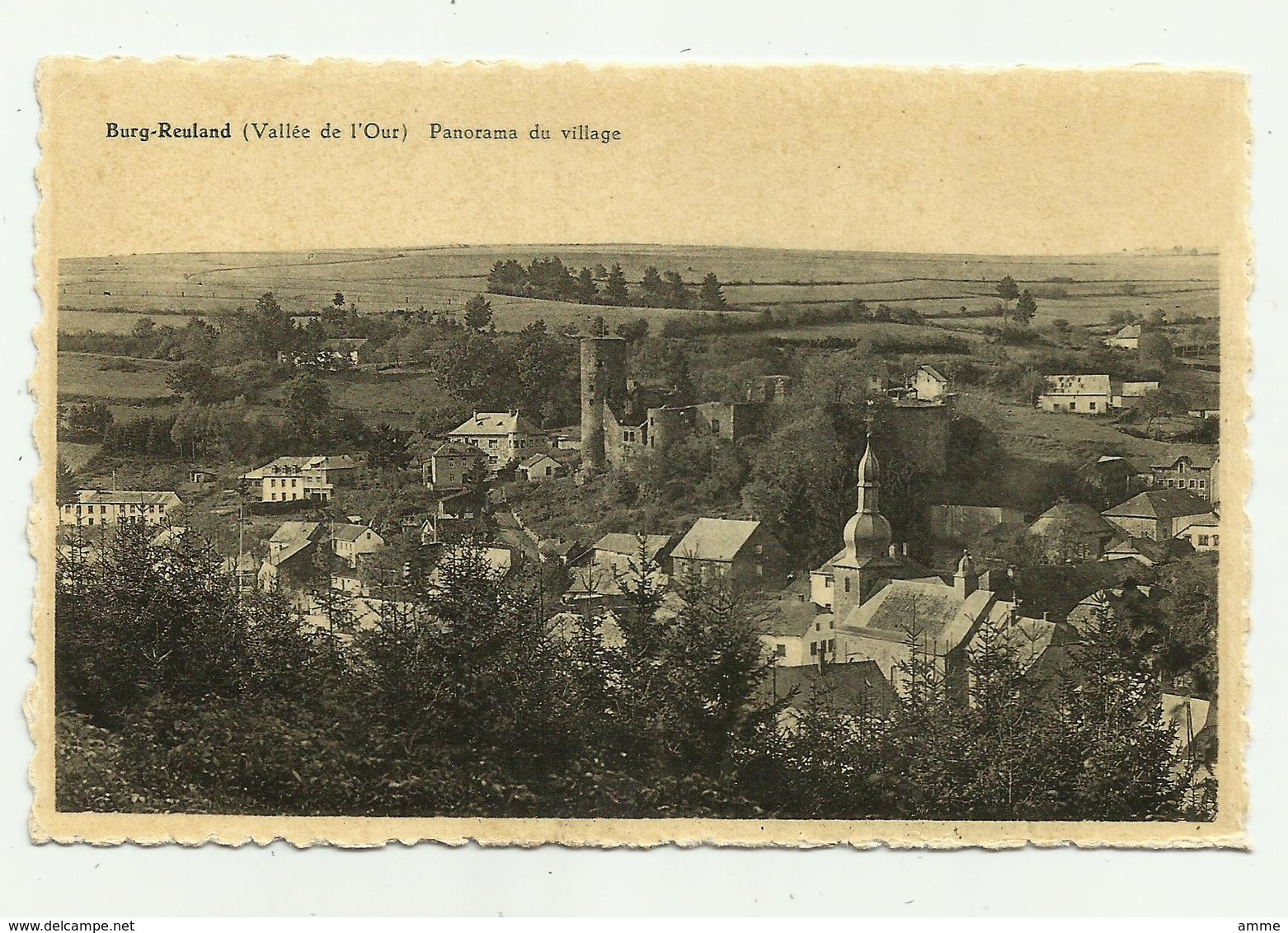 Burg-Reuland   *  (Vallée De L'Our)  Panorama Du Village - Burg-Reuland