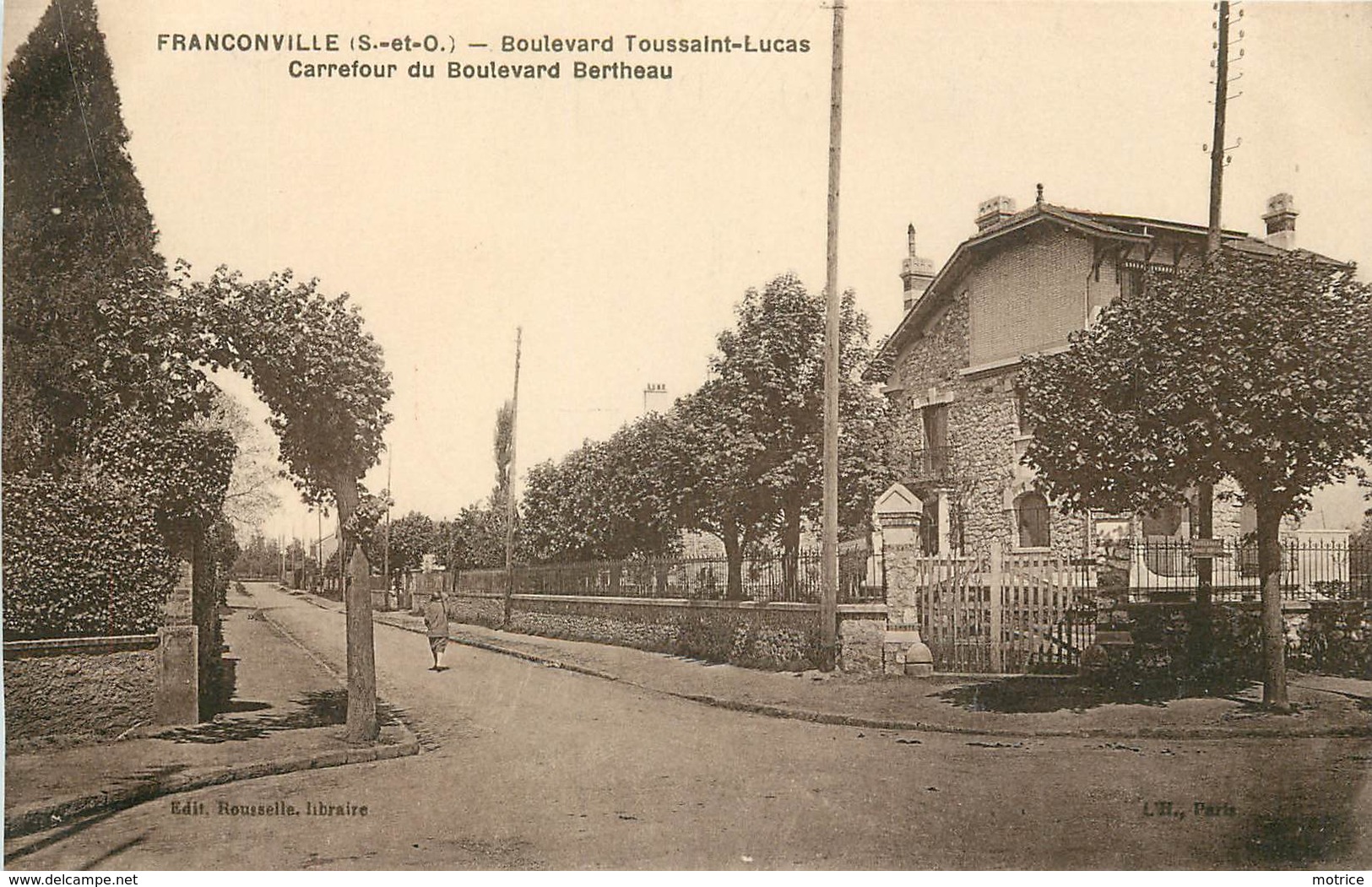 FRANCONVILLE - Boulevard Toussaint-lucas, Carrefour Du Boulevard Bertheau. - Franconville