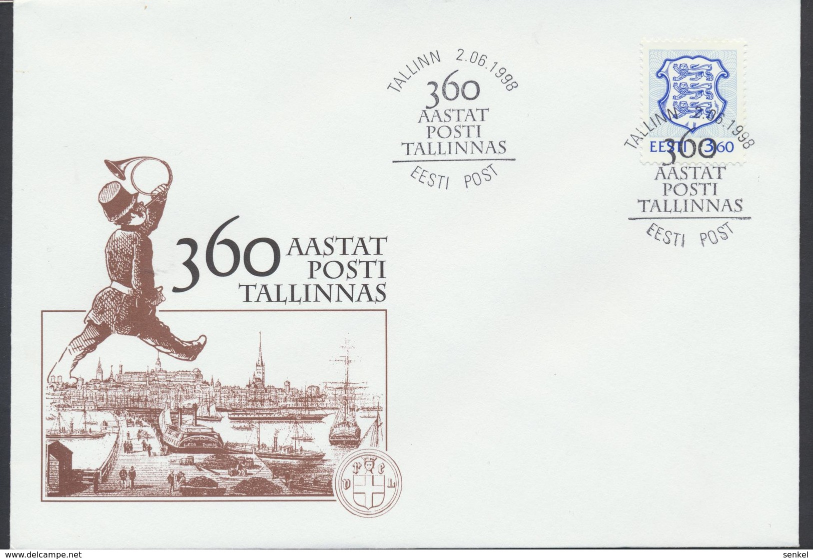 58-74 Estonia Tallinn 360 Years Post 02.06.1998 - Estonie