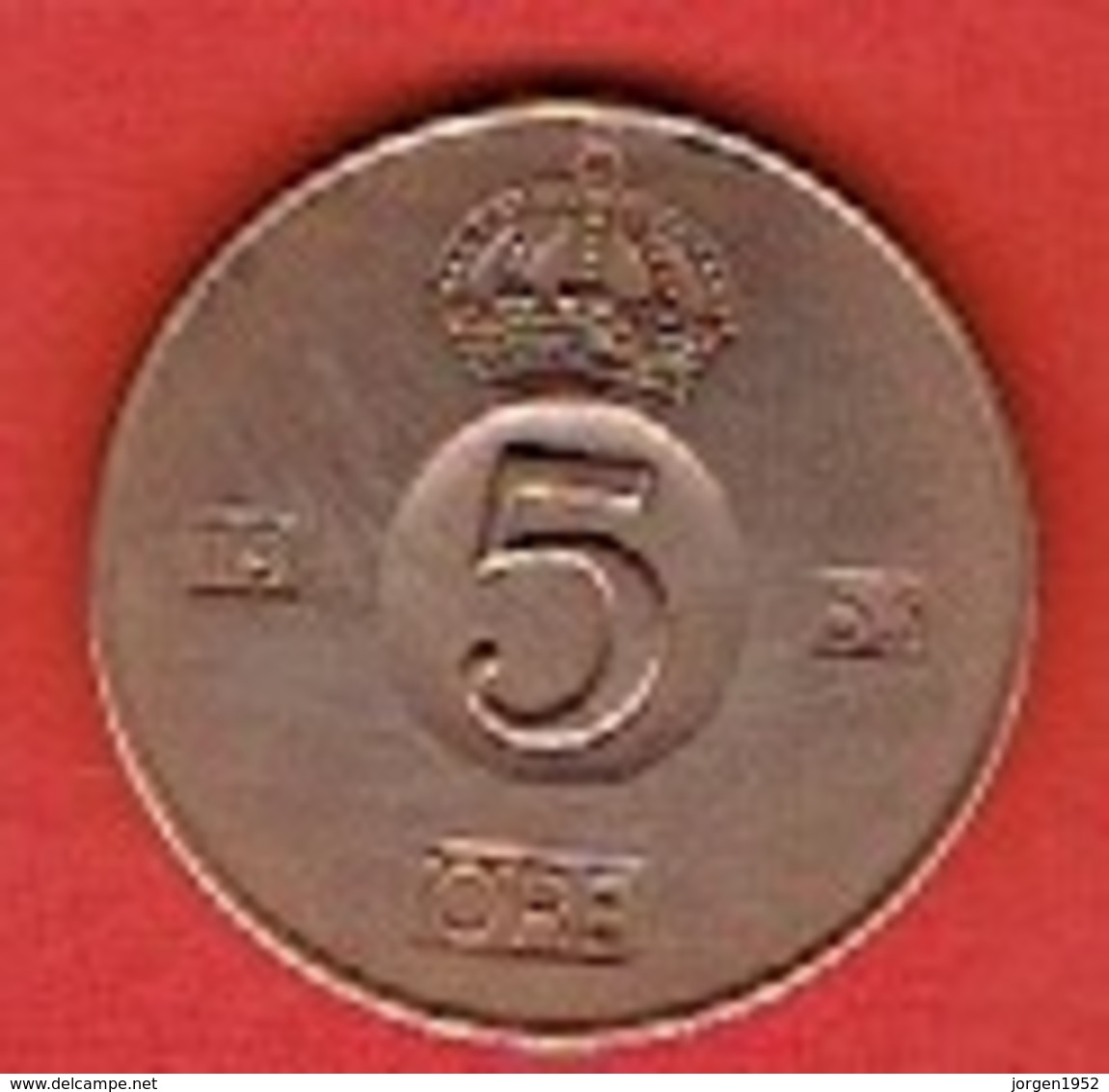 SWEDEN #  5 ØRE FROM 1953 - Suède