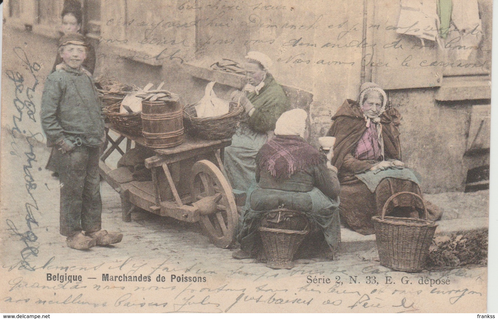 Bruxelles Marchand De Poissons ??? - Petits Métiers