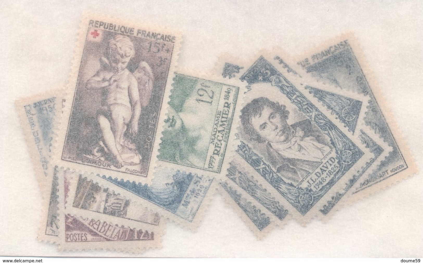 CL-28: FRANCE: Lot  Avec Année 1950** - 1950-1959