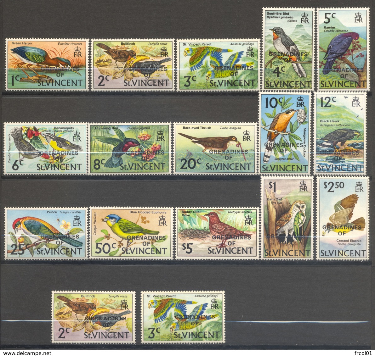 Saint-Vincent & Grenadines, Yvert 3/17+24&259, Scott 3/19, MNH - St.Vincent & Grenadines