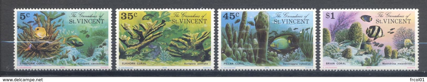 Saint-Vincent & Grenadines, Yvert 77/80, Scott 77/80, MNH - St.Vincent & Grenadines