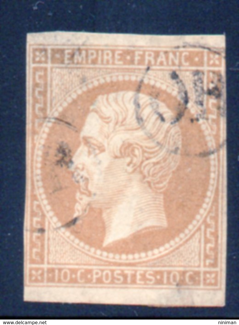 Napoléon III / N° 13 Cachet OR Avec Voisin - 1853-1860 Napoleon III