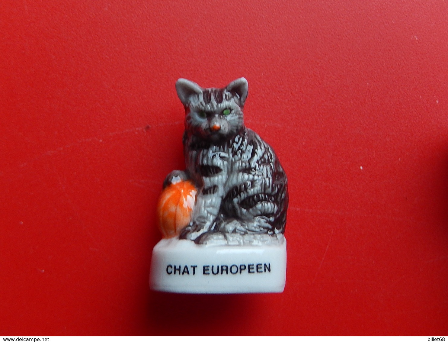 Fève -  CHAT EUROPEEN - Animaux