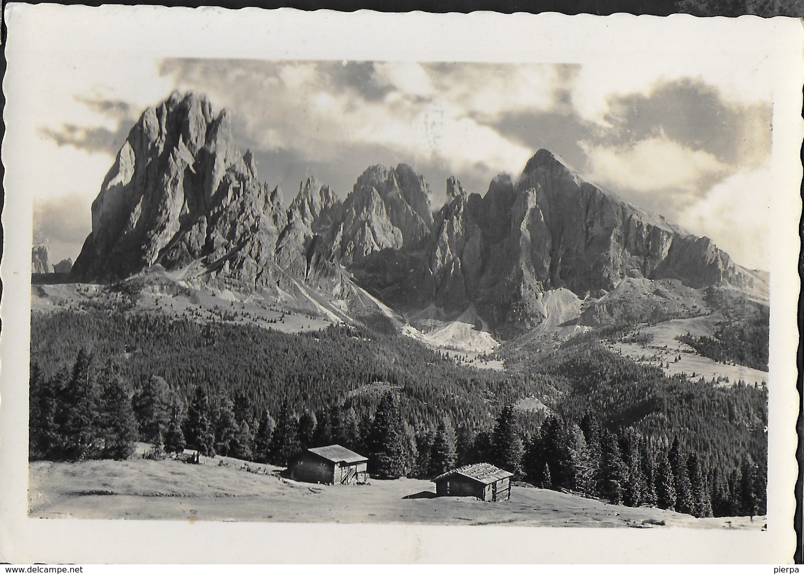 DOLOMITI - GRUPPO SASSOLUNGO - VIAGGIATA 1963 - Alpinisme