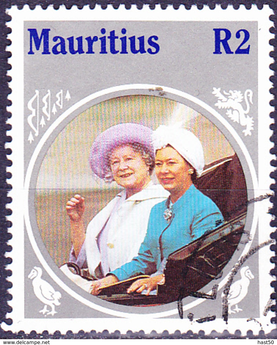 Mauritius - 85. Geburtstag Von Königinmutter Elisabeth (Mi.Nr.: 601) 1985 - Gest. Used Obl. - Maurice (1968-...)