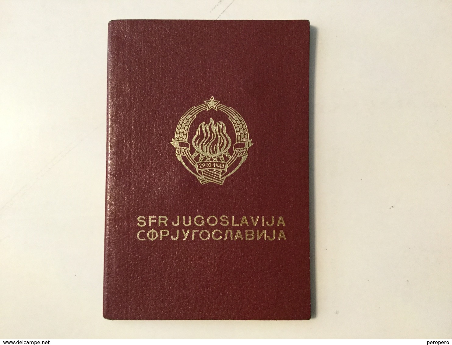 PASSPORT   REISEPASS  PASSAPORTO   PASSEPORT  YUGOSLAVIA   VISA 1985. : ISRAEL , FRANCE , MALTA - Historische Dokumente