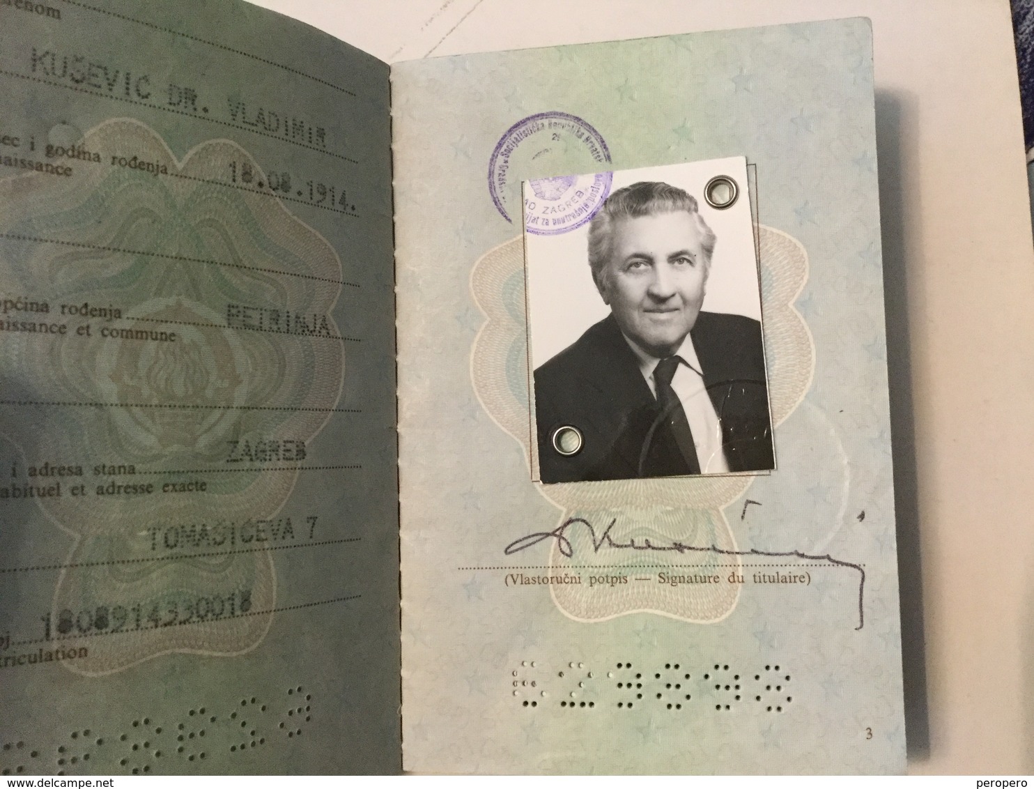 PASSPORT   REISEPASS  PASSAPORTO   PASSEPORT  YUGOSLAVIA   VISA 1985. : ISRAEL , FRANCE , MALTA - Historische Dokumente