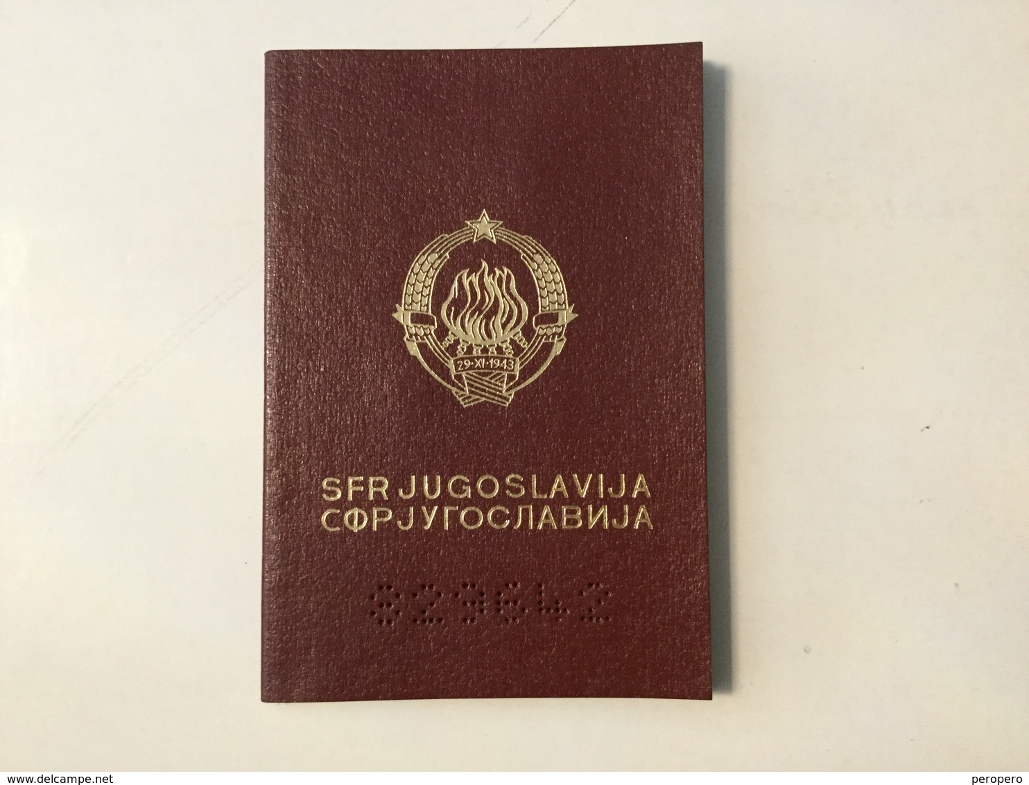 PASSPORT   REISEPASS  PASSAPORTO   PASSEPORT  YUGOSLAVIA   VISA 1992 - Historische Dokumente