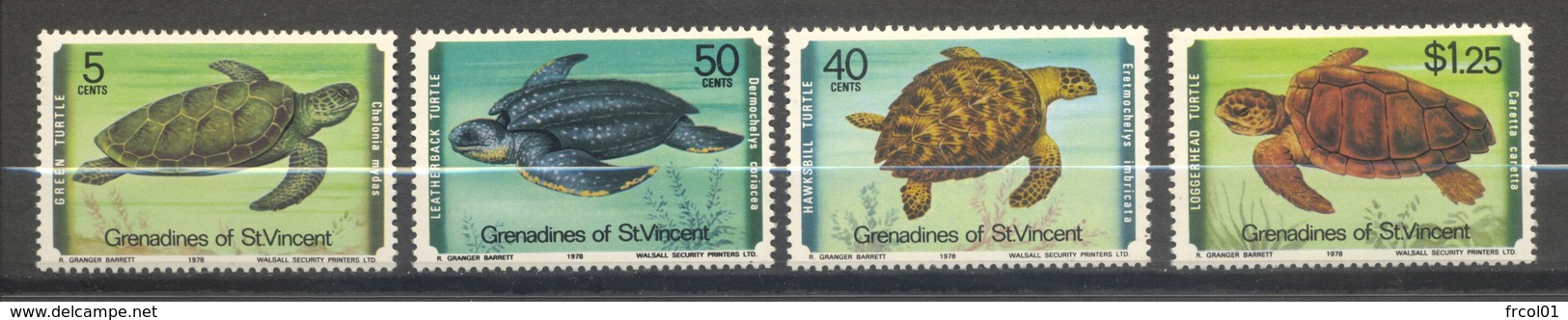 Saint-Vincent & Grenadines, Yvert 146/149, Scott 157/160, MNH - St.Vincent & Grenadines