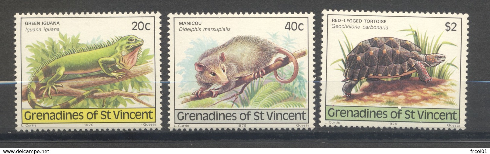 Saint-Vincent & Grenadines, Yvert 159/161, Scott 170/172, MNH - St.Vincent & Grenadines
