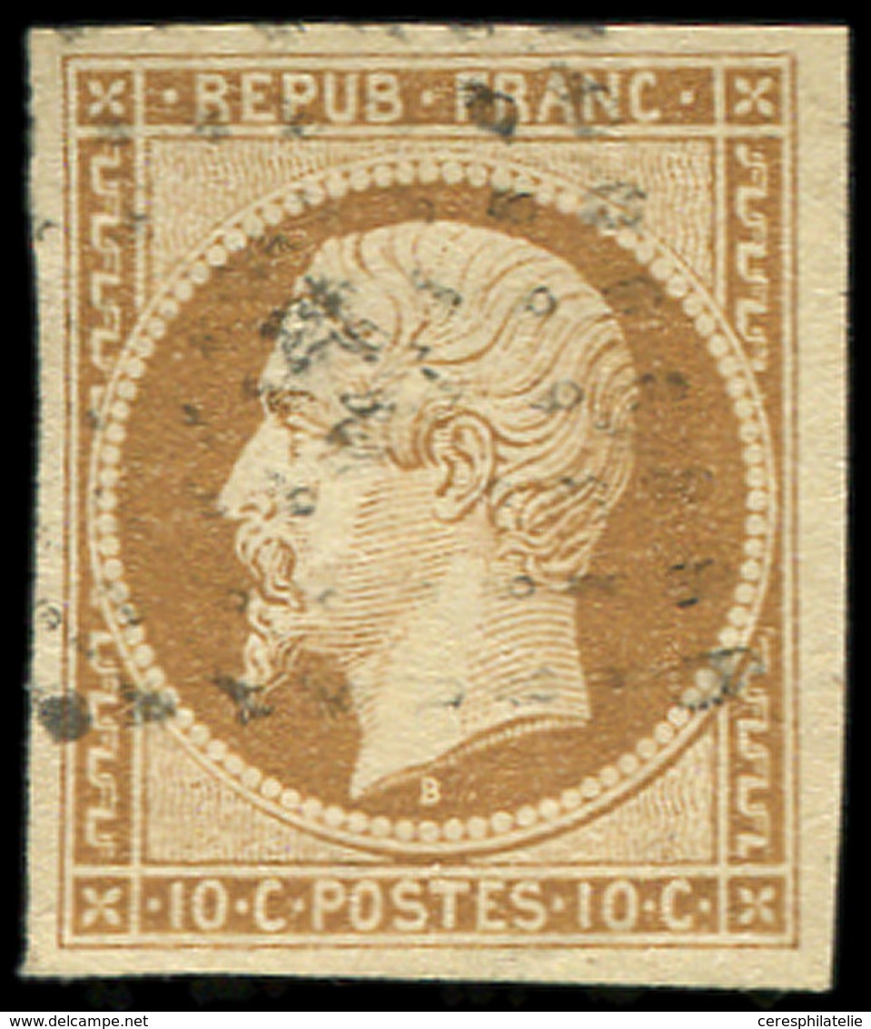 PRESIDENCE - 9    10c. Bistre-jaune, Obl., TB - 1852 Louis-Napoléon