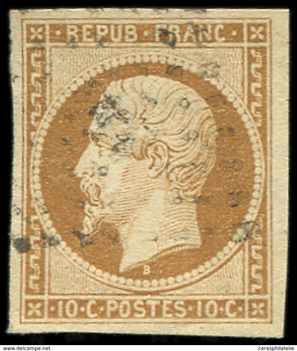 PRESIDENCE - 9    10c. Bistre-jaune, Obl., TB - 1852 Louis-Napoleon