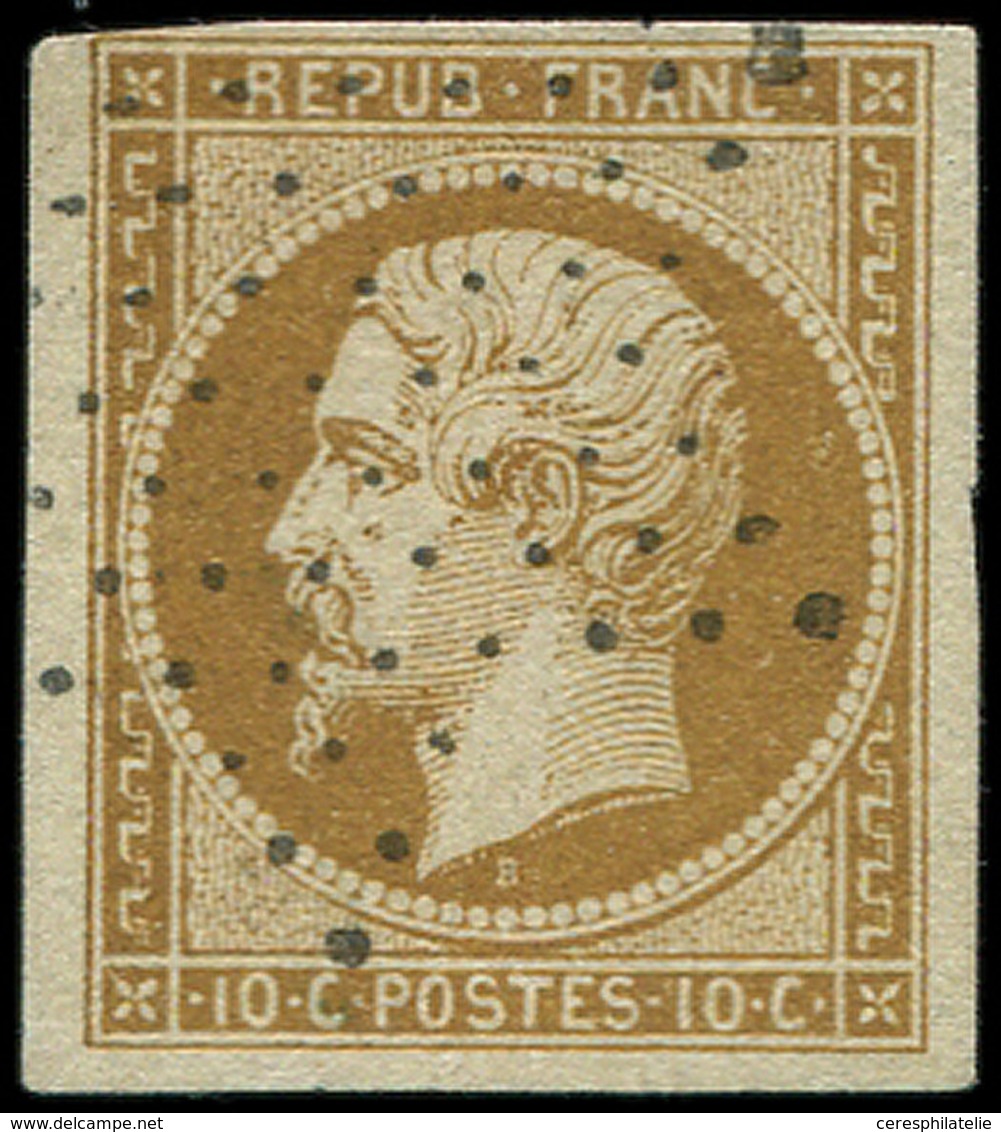 PRESIDENCE - 9    10c. Bistre-jaune, Obl. ETOILE, Frappe Légère, TB/TTB. Br - 1852 Luigi-Napoleone