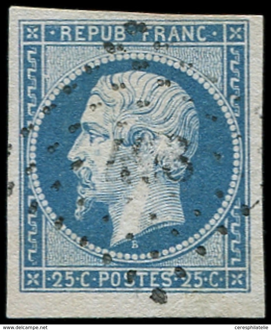 PRESIDENCE - 10   25c. Bleu, Obl. PC, Frappe Légère, TB/TTB - 1852 Louis-Napoleon