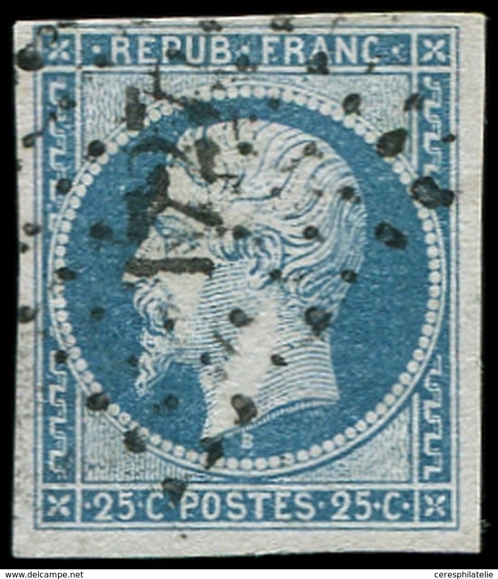 PRESIDENCE - 10   25c. Bleu, Obl. PC 1727, TB - 1852 Louis-Napoleon