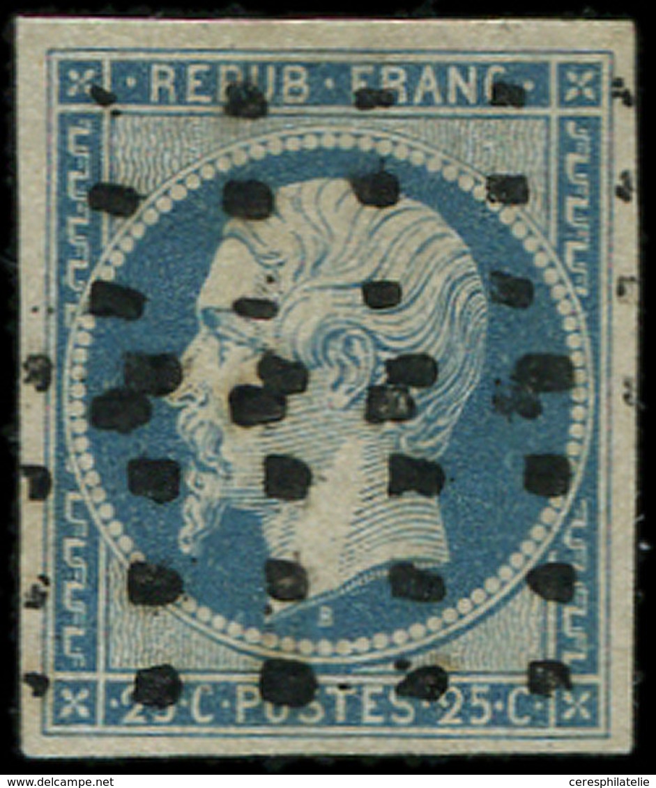 PRESIDENCE - 10   25c. Bleu, Obl. GROS POINTS, TB - 1852 Louis-Napoleon