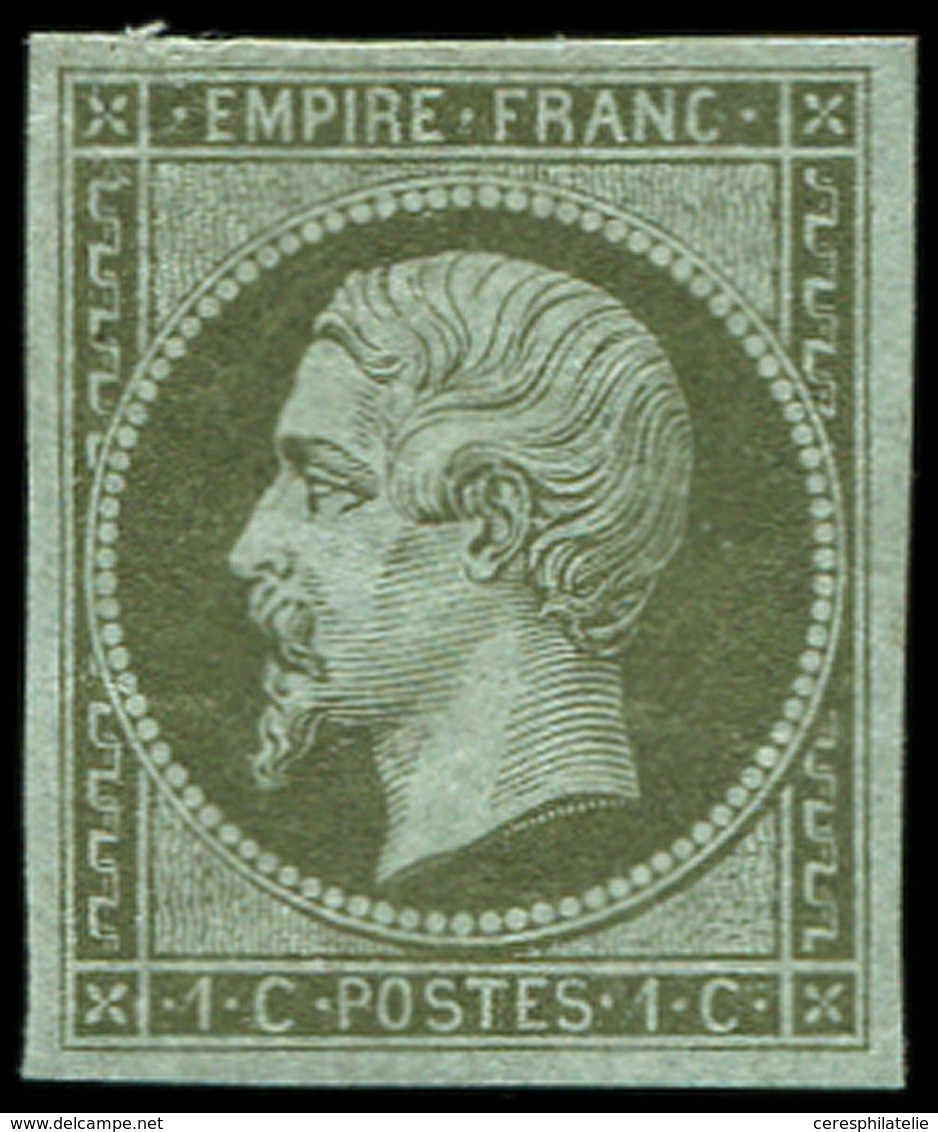 * EMPIRE NON DENTELE - 11    1c. Olive, Frais, TB. C - 1853-1860 Napoleon III