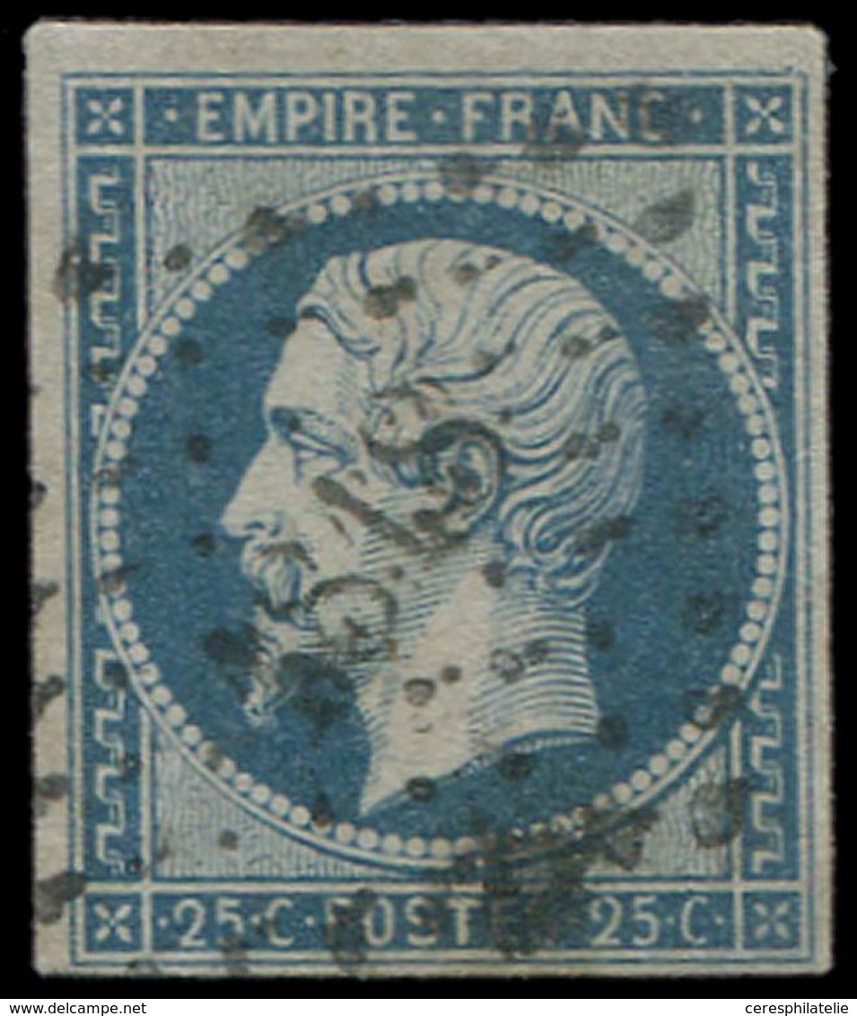 EMPIRE NON DENTELE - 15   25c. Bleu, Oblitéré PC 1818, TB - 1853-1860 Napoleon III