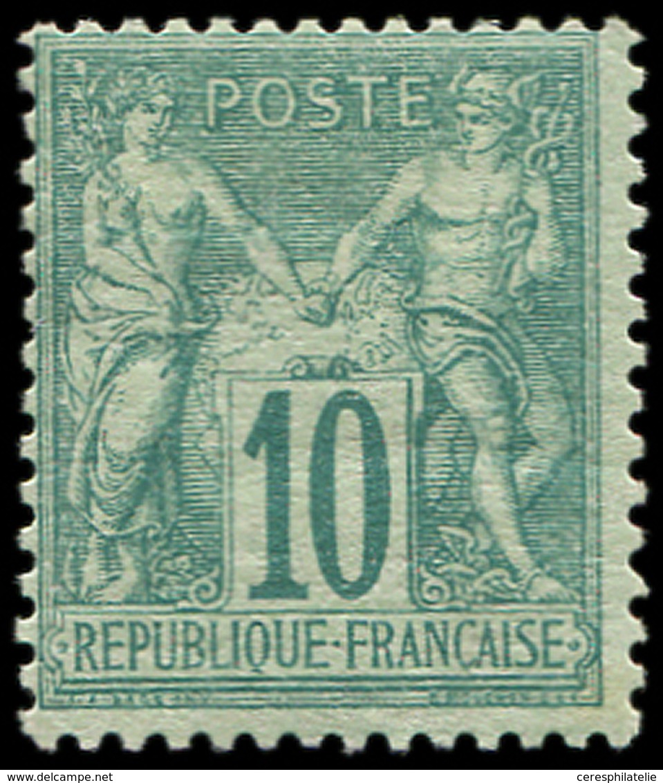 * TYPE SAGE - 65   10c. Vert, Frais Et TB. Br - 1876-1878 Sage (Tipo I)