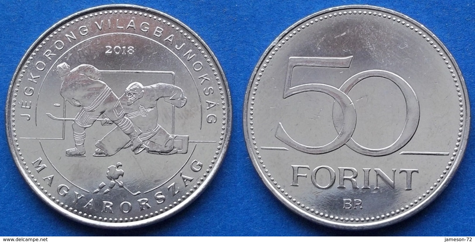 HUNGARY - 50 Forint 2018 "ice Hockey" Republic (1989)  - Edelweiss Coins - Hungary