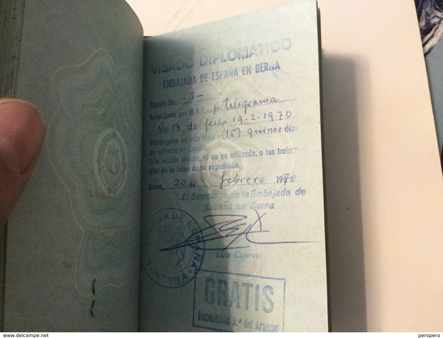 PASSPORT   REISEPASS  PASSAPORTO   PASSEPORT  DIPLOMATIQUE 1967. VISA TO:SUISSE,IRAN,USA,FRANCE,ESPANA