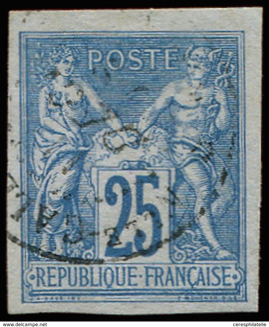 Colonies Générales - 23   25c. Bleu, Obl. De Nlle Calédonie, TB - Autres & Non Classés