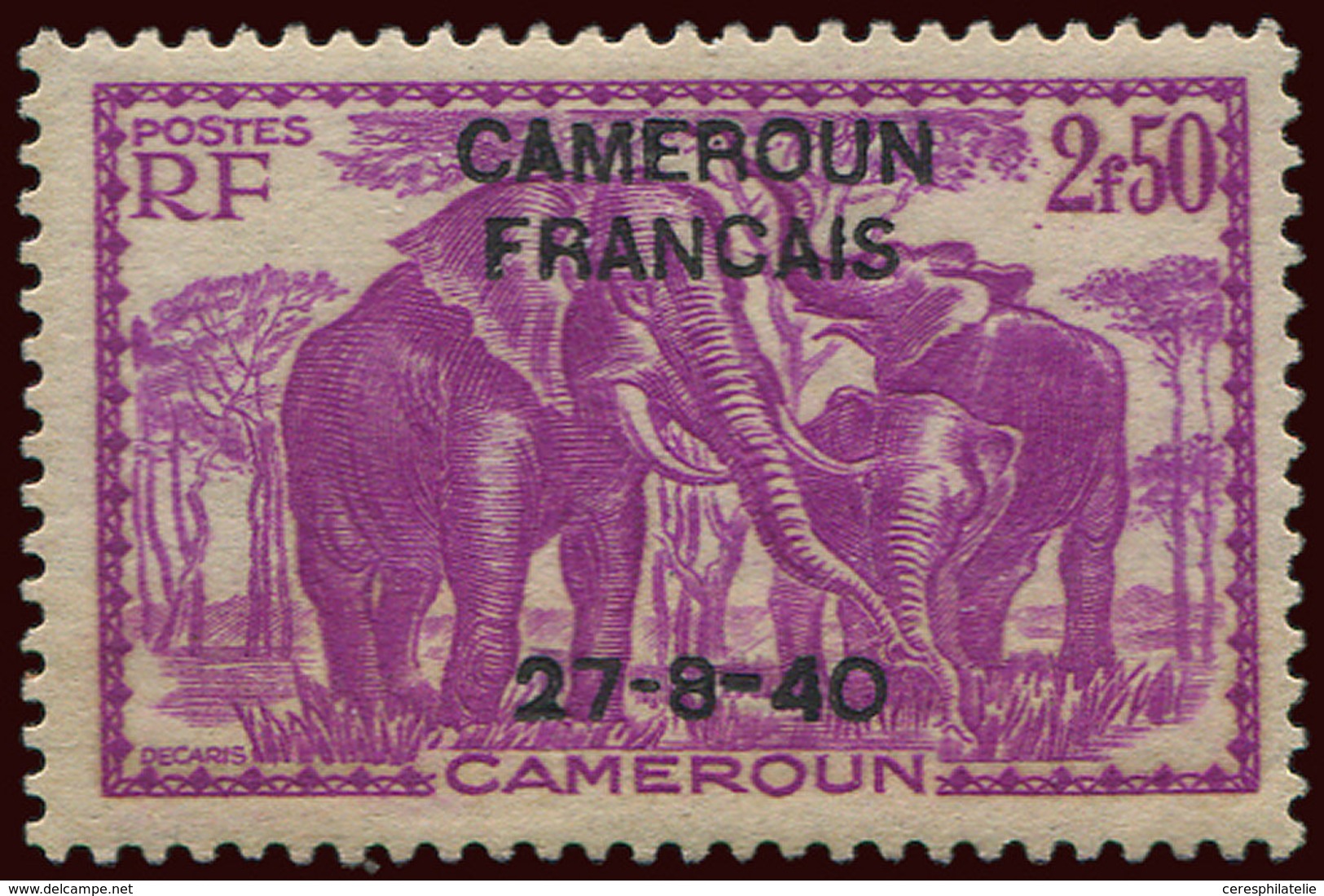 ** CAMEROUN 229 : 2f50 Lilas-rose, 4 Fermé Avec Normal, TB - Altri & Non Classificati